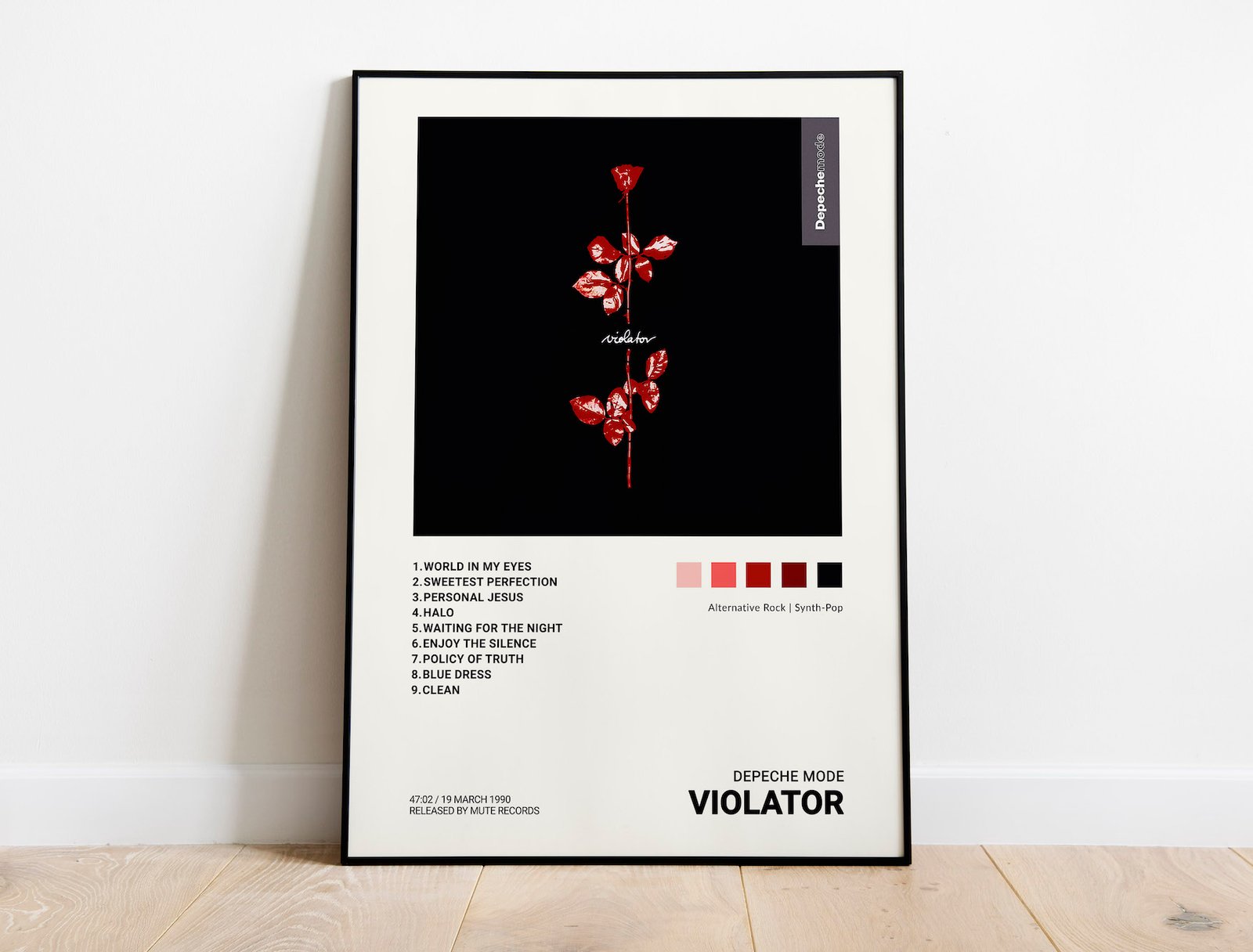 Depeche Mode - Violator Album Cover Poster | Architeg Prints